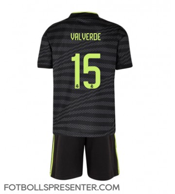Real Madrid Federico Valverde #15 Tredje tröja Barn 2022-23 Kortärmad (+ korta byxor)